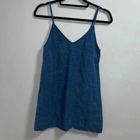Aritzia - Wilfred Free Vivenne  Mini Denim Dress - Picture 2 of 6